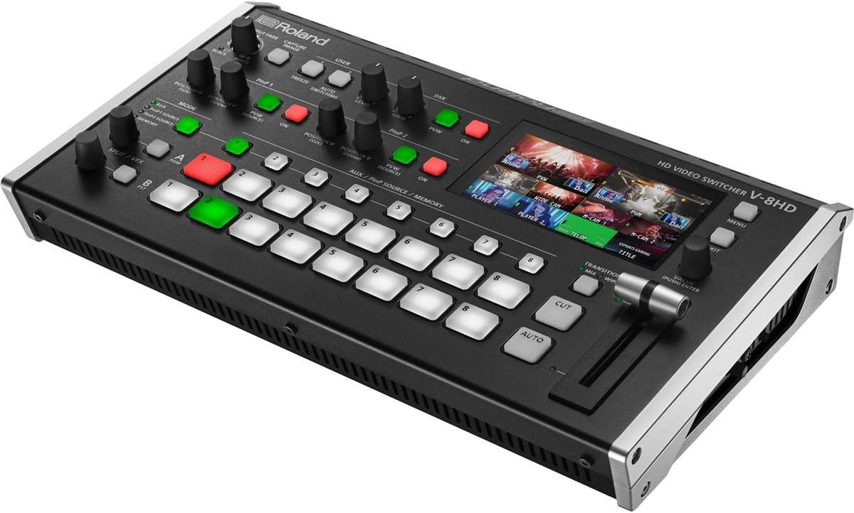 Roland V-8HD STR HD Video Switcher with UVC-01
