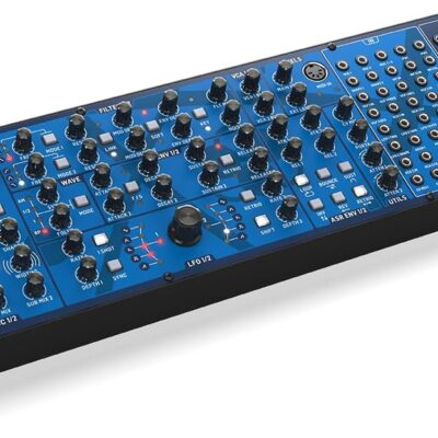 Behringer PROTON Analog Paraphonic Semi-Modular Synthesizer with 2 VCOs, 2 Multi-Mode VCFs and 2 VCAs, 4 Envelopes and Wave Folder in Eurorack Format
