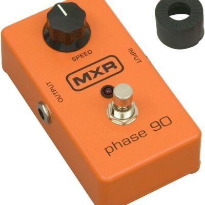 MXR M101 Phase 90 Effects Pedal Bundle with MXR Instrument Cable and 6 Assorted Dunlop Picks
