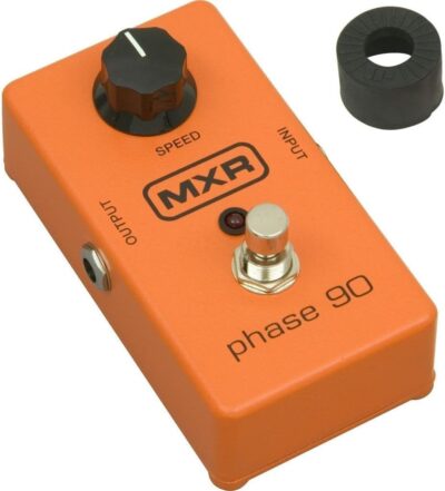 MXR M101 Phase 90 Effects Pedal Bundle with MXR Instrument Cable and 6 Assorted Dunlop Picks