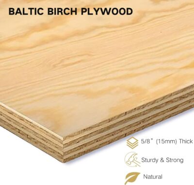 61604XNPVGL. AC SL1500 Sound Town DIY 6U Studio Rack with Solid Baltic Birch Plywood, Weathered Brown (SDRK-Y6B)