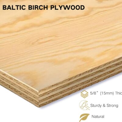 61604XNPVGL. AC SL1500 Sound Town DIY 6U Studio Rack with Solid Baltic Birch Plywood, Weathered Brown (SDRK-Y6B)