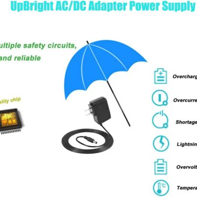 616Q3gOqeXL. AC SL1400 UpBright 5V AC/DC Adapter Compatible with IK Multimedia iRig PSU 3A for iRig Stream iRig Stomp I/O iRig Pro I/O iRig Keys I/O Stereo Audio Interface DC5V 3000mA 5VDC Power Supply Cord Battery Charger
