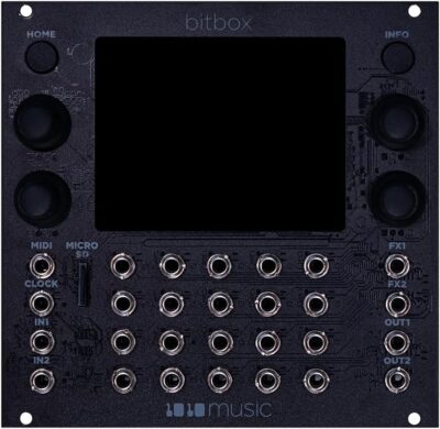 1010music Bitbox mk2 Eurorack Performance Sampler with Touchscreen – Black