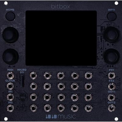 1010music Bitbox mk2 Eurorack Performance Sampler with Touchscreen – Black