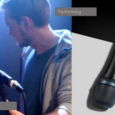 SENNHEISER Professional E 945 Dynamic Super-Cardioid Vocal Microphone,black