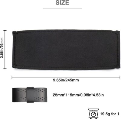 Headphone Headband Cover Cushion Compatible with V-Moda S-80,Crossfade M-100 M-200,Crossfade 2 II,Crossfade 3,LP2 Wireless Headphone-Headband Tape Protection