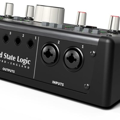 Solid State Logic SSL 2 Plus MKII USB Audio Interface with Dual Headphones, Four Balanced Outputs, and Class-Leading Mic Preamps