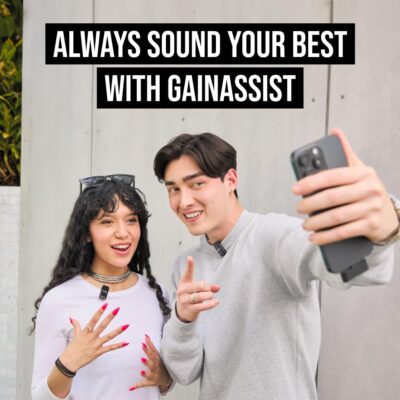 RØDE Wireless Micro – Compact Wireless Microphone, Two Mics with Charge Case for Smartphone Content Creation – USB-C, Black