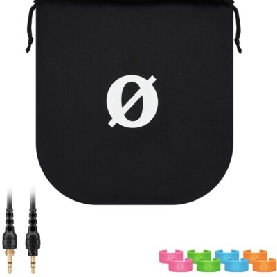 Rode NTH-100 Professional Over-Ear Headphones with Soft Case, 3.5mm to 1/4 Headphone Adaptor and StreamEye Polishing Cloth