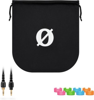 Rode NTH-100 Professional Over-Ear Headphones with Soft Case, 3.5mm to 1/4 Headphone Adaptor and StreamEye Polishing Cloth