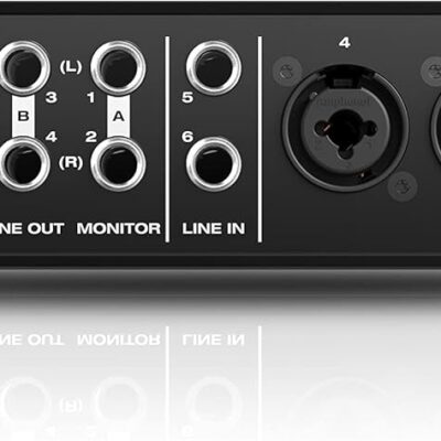 MOTU M6 6×4 USB-C Audio Interface with Studio-Quality Sound