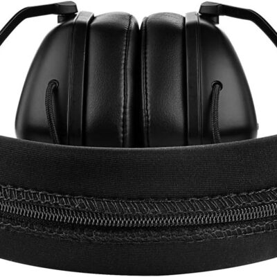 Geekria Flex Fabric Headband Cover Compatible with V-Moda Crossfade LP/ LP2/ M-100/ Wireless Headphones, Replacement Repair Part, Easy DIY Installation (Black)
