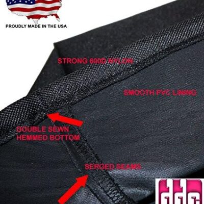 DAVE SMITH INSTRUMENTS PROPHET REV2 Dust Cover and Synthesizer Keyboard Protector [Antistatic, Water Resistant, Heavy Duty Premium Fabric, Black] by DigitalDeckCovers