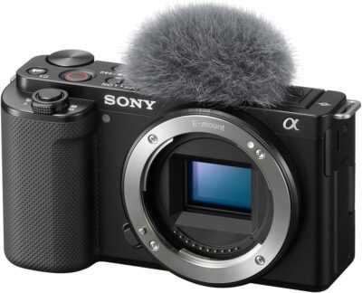 Sony Alpha ZV-E10 – APS-C Interchangeable Lens Mirrorless Vlog Camera – Black