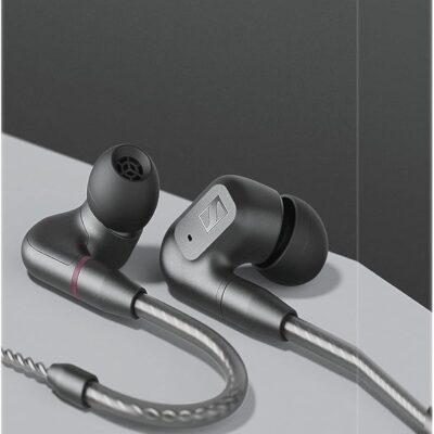 61Aa64Py94L. AC SL1500 Sennheiser Consumer Audio IE 200 In-Ear Audiophile Headphones – TrueResponse Transducers for Neutral Sound, Impactful Bass, Detachable Braided Cable with Flexible Ear Hooks – Black