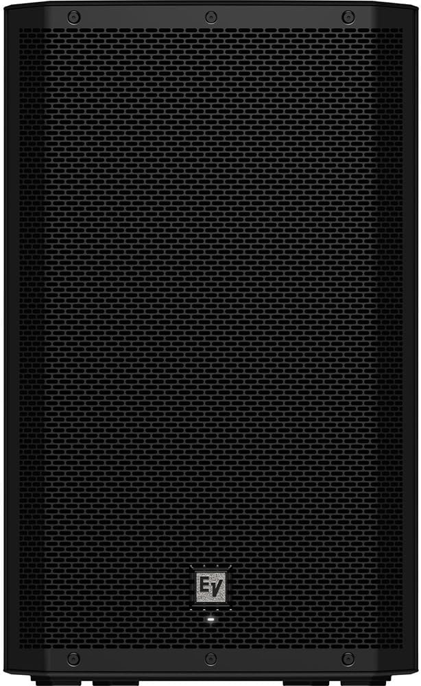 Electro-Voice ZLX-15P-G2 15 2-Way 1000W Bluetooth-Enabled Powered Loudspeaker (Pair) Bundle with Auray SS-47S-PB Steel Speaker Stands with Carrying Case and 2X XLR Cable