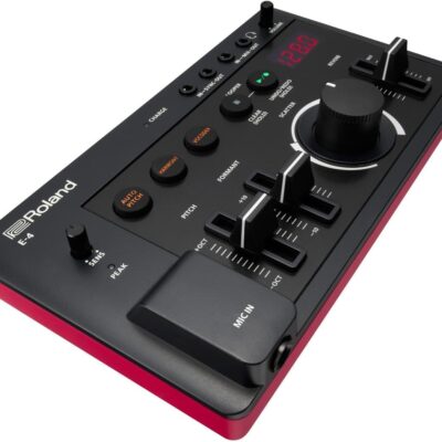 Roland AIRA Compact E-4 VOICE TWEAKER| Vocal Performance Tool with Powerful Voice Transformer Effects | Vocoder | Looper | Harmony | Auto Pitch | MIDI | For Singing & Vocal Artists