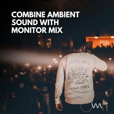 Westone Audio AMPRO X20 Dual Driver Musician IEM with Passive Ambience, Black