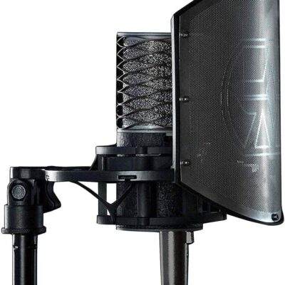 Aston Microphones Origin Black Bundle Production Kit Pairing a RocknRoll Black Version of Astons Legendary Origin Microphone with The Swiftshield Pop Filter and Shock Mount Set