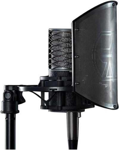 Aston Microphones Origin Black Bundle Production Kit Pairing a RocknRoll Black Version of Astons Legendary Origin Microphone with The Swiftshield Pop Filter and Shock Mount Set