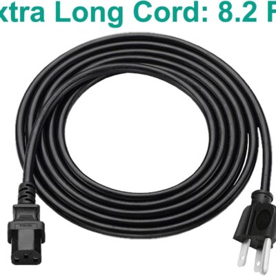61C0uzAB IL. AC SL1500 Power Cord Replacement for QSC K12.2 KW153 KS118 K10.2 KW122 CP8 CP12 KS112 KW DJ Speaker AC 8.2ft 3 pin Cable