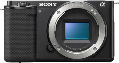 Sony Alpha ZV-E10 – APS-C Interchangeable Lens Mirrorless Vlog Camera – Black