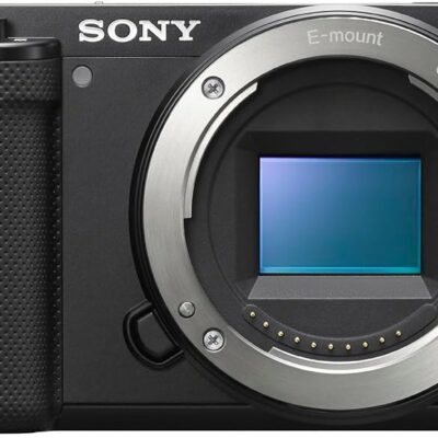 Sony Alpha ZV-E10 – APS-C Interchangeable Lens Mirrorless Vlog Camera – Black