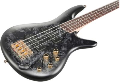 Ibanez SR Standard 4-string Electric Bass – Black Ice Frozen Matte