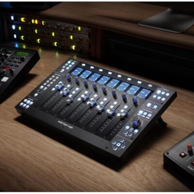 Solid State Logic UF8 Advanced DAW Controller Bundle with Solid State Logic UF1 Single-Fader DAW Control Surface