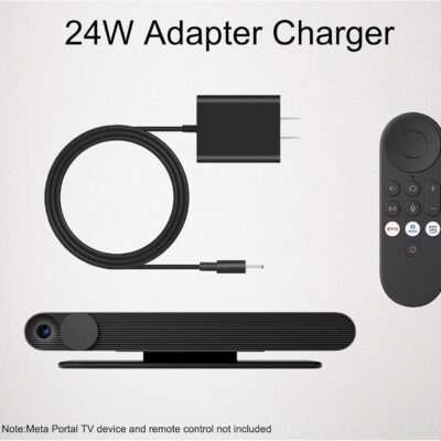 61DS 4HGZDL. AC SL1500 24W Charger Compatible with Facebook meta Portal tv Power Cord 899-00081-02 899-00081-13 am24a-120f (only for Portal tv not fit Portal Display)