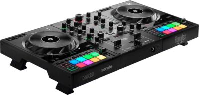 61De661HjPL. AC SL1500 Hercules DJControl Inpulse 500 Professional DJ Controller Studio Bundle with 3.5 Powered Monitors, DJ Headphones, RCA/TRS Cables & DJ Software – Complete Laptop DJ Mixing & Performance Kit