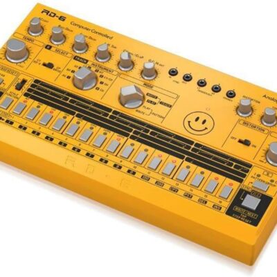 61E LFS7T0L. AC SL1200 Behringer RHYTHM DESIGNER RD-6-AM Analog Drum Machine with 8 Drum Sounds, 64 Step Sequencer and Distortion Effects