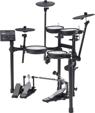 Roland TD-07DMK Electronic V-Drums Kit – Legendary Double-Ply All Mesh Head kit with superior expression and playability – Bluetooth Audio & MIDI – 40 FREE Melodics Lessons