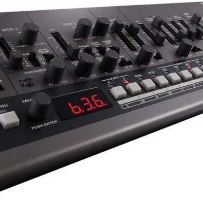 Roland JX-08 Sound Module Bundle with MIDI Cable, Headphones, and Austin Bazaar Polishing Cloth