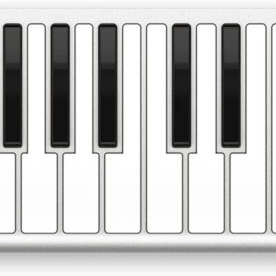 61EqSXu6b0L. AC SL1500 ESI Xkey 25 Air Ultra-Thin Bluetooth MIDI Controller Keyboard, Apple-Style Aluminum Body, Polyphonic Aftertouch, Ultra-Low Latency, 25 Full-Size Smart Velocity-Sensitive Keys, Simple Plug & Play