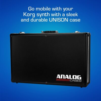 61FYKj3VpL. AC SL1500 ANALOG CASES Korg Wavestate & Multi/Poly Case, Compatible with Modwave, Opsix & KingKorg Neo – Ultra-Lightweight UNISON Hard Case