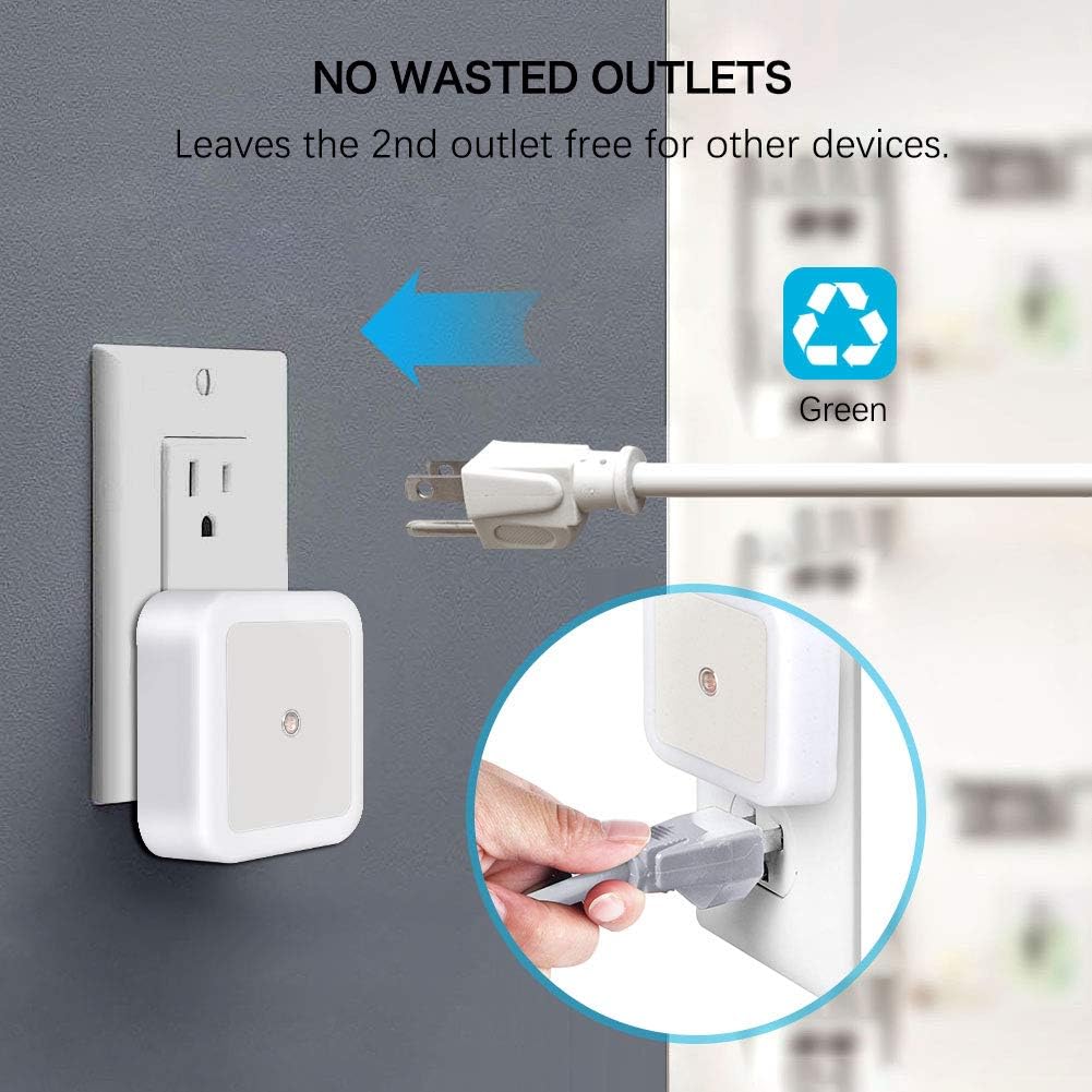 Sujeet Night Light, Night Lights Plug into Wall 8-Pack, Nightlight Plug in Night Light, Dusk to Dawn Night Lamp Led (Soft White)