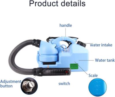 61FwqDyseL. AC SL1000 SWANSOFT 7L(1.85 Gallon) ULV Fogger Machine, Electric Atomizer Sprayer, Portable Foggers Machine for Home Indoor