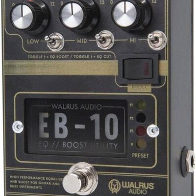 61G IqnWSsL. AC SL1500 1774138032 6248 Walrus Audio EB-10 Preamp/EQ/Boost, Black
