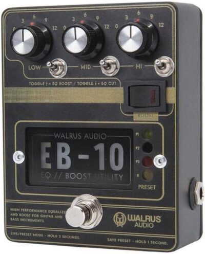 61G IqnWSsL. AC SL1500 1774138032 6248 Walrus Audio EB-10 Preamp/EQ/Boost, Black