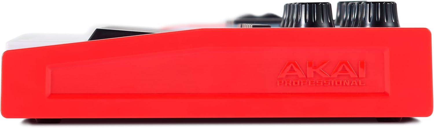 Akai Professional MPK Mini Plus – USB MIDI Keyboard Controller with 37 Mini Keys, 8 MPC Pads, Sequencer, MIDI/CV/Gate I/O and Native Instruments Sound Package, White Limited Edition