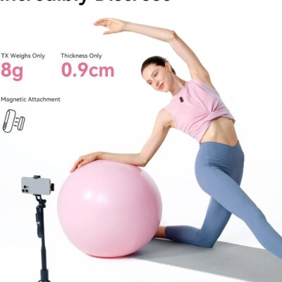 61HzPNh2jML. AC SL1500 Hollyland Lark A1 Wireless Microphone for iPhone & Android, 48kHz/24-bit Studio Audio, 3-Level Noise Cancellation, 200m Range, Magnetic Mini Mic for Video Recording & Live Streaming (2TX + USB-C RX)