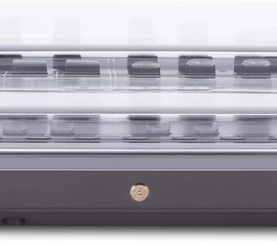 Decksaver Super Strong Polycarbonate Custom Fit Cover Compatible with Roland SH-4D Synthesizer, Groovebox Dust Cover for Travel and Everyday Protection