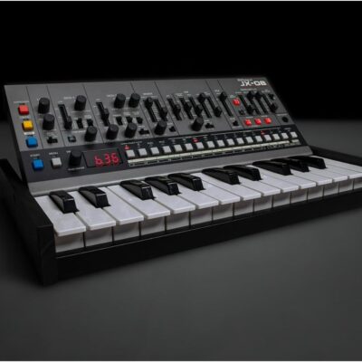 Roland JX-08 Tabletop Sound Module Boutique Synthesizer – Compact, Lightweight, Portable, Onboard Speakers and Battery Operation