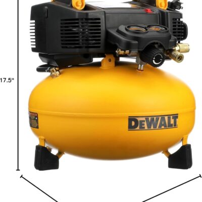 61IUMYxx8NL. AC SL1500 DEWALT Pancake Air Compressor, 6 Gallon, 165 PSI (DWFP55126)