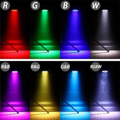 Par Lights 18LED Stage Lights, UKing RGBW 4in1 216W Uplight Stage Lighting Effect by DMX and Sound Activated Control Wash Light for Wedding Parties Church Club DJ Live Show