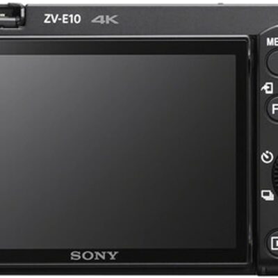 Sony ZV-E10 Mirrorless Camera with 16-50mm Lens, 128GB Extreem Speed Memory,.43 Wide Angle & 2X Lenses, Case. Tripod, Filters, Hood, Grip,Spare Battery & Charger, Editing Software Kit -Deluxe Bundle