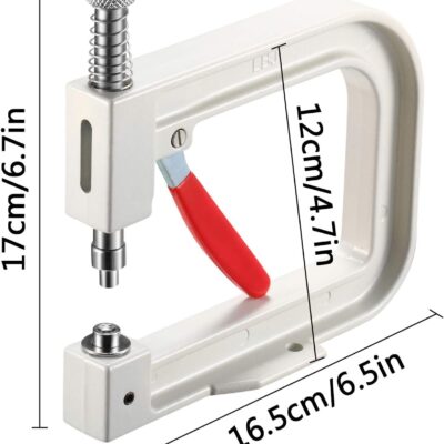 Pearl Setting Machine and Hand Press Pearl Setting Tools, Beads Rivet Fixing Machine with Beads Screw Heads Tweezers for DIY Crafts Accessories