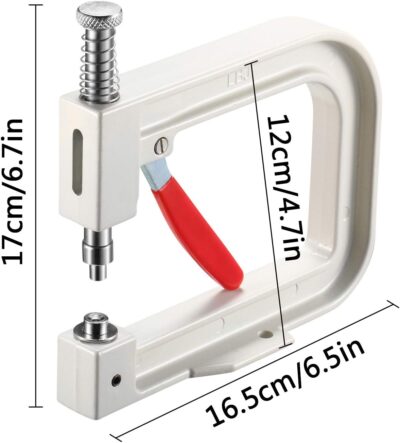 Pearl Setting Machine and Hand Press Pearl Setting Tools, Beads Rivet Fixing Machine with Beads Screw Heads Tweezers for DIY Crafts Accessories